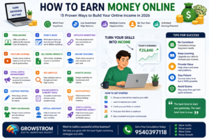 How to earn money online in 2026