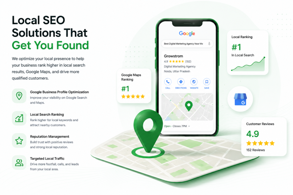 Local Seo Service In Noida Growstrom