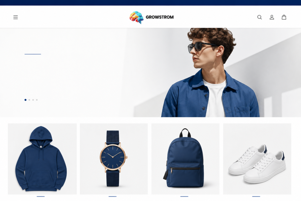 Dawn Shopify Theme homepage