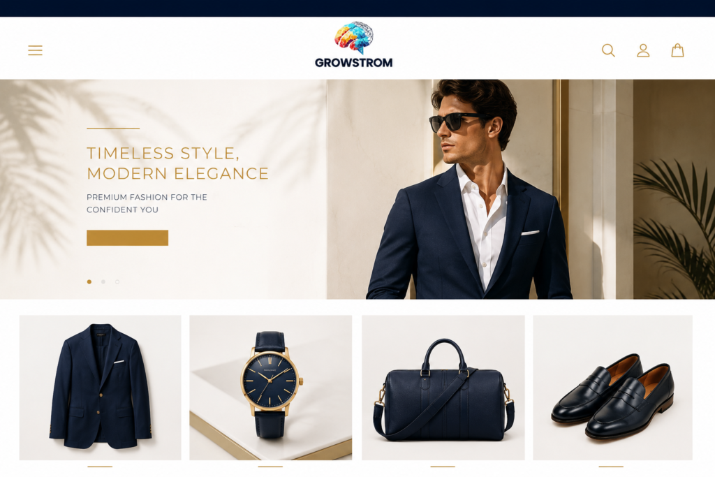 Prestige Shopify Theme example
