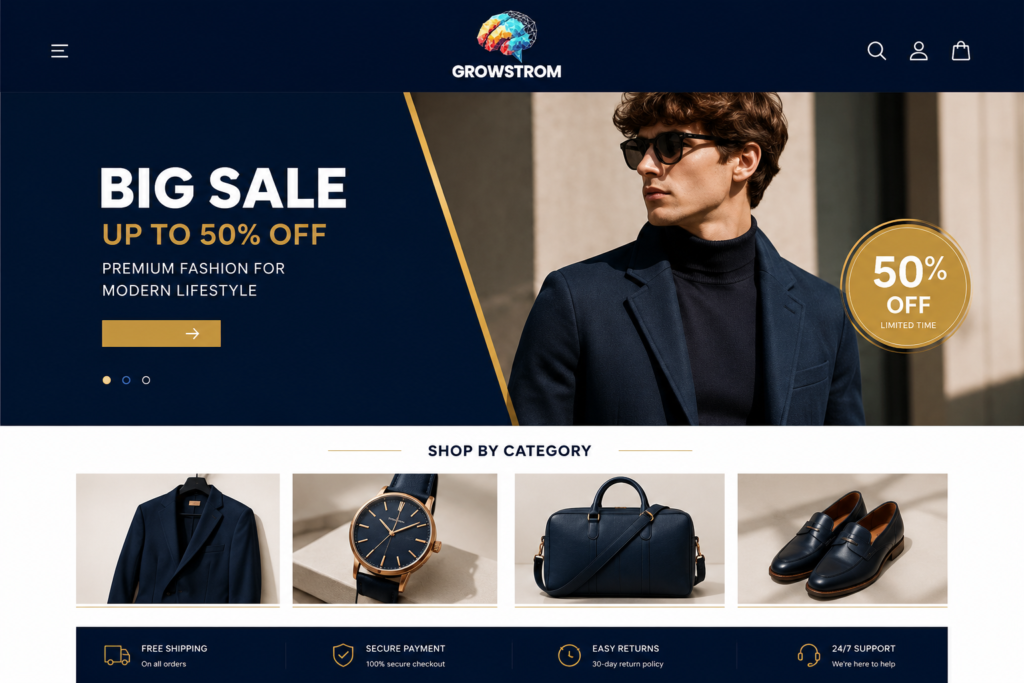 Impulse Shopify Theme homepage