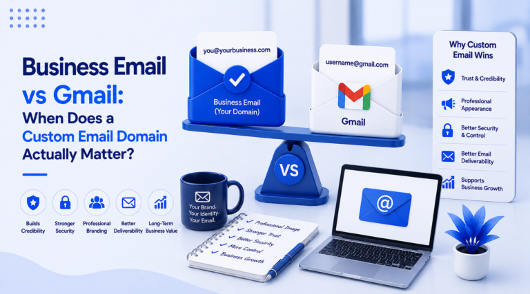 Business Email vs Gmail When Does a Custom Email Domain Actually Matter